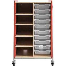 SAFCO Whiffle Double Rolling Cart Storage Cabinet