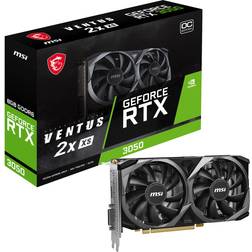 MSI NVIDIA RTX 3050 Computer Video Card GeForce VENTUS OC HDMI 3 x DP 8GB