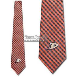 Eagles Wings Anaheim Ducks Gingham Tie