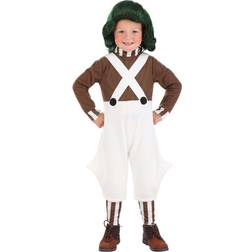 Jerry Leigh Toddler willy wonka oompa loompa costume