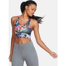 Nike Swoosh Icon Clash Bra Print LL Blue/White