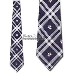 Eagles Wings Winnipeg Jets Woven Polyester Necktie, Men's