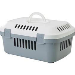 Savic Discovery compact pet carrier white/grey