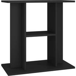 vidaXL black, 60 Aquarium Stand Fish Tank Stand Base Sonoma Engineered Wood