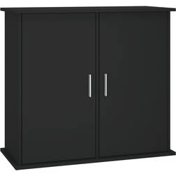 vidaXL black, 81 73 Aquarium Stand Fish Tank Cabinet Aquarium Engineered Wood