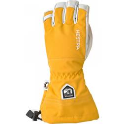 Hestra Army Leather Heli Ski 5-Finger Gloves - Mustard