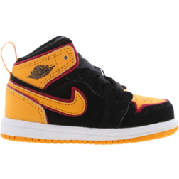 NIKE Jordan 1 Mid SE TD - Black/Cardinal Red/White/Vivid Orange