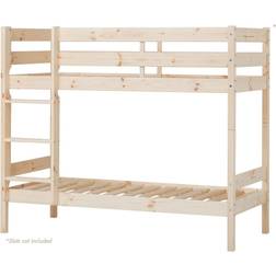 HoppeKids ECO Comfort 70x160 cm Con Doghe - Legno Naturale Letto a Castello