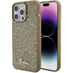 Guess iPhone 15 Pro Max Mobilskal Disco Metal Script Guld