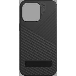 Zagg Denali Snap iPhone 15 Pro Max Hülle mit Ständer für Telefon – Fallschutz 5 m zweilagige strukturierte Handyhülle für iPhone 15, rutschfestes Design, MagSafe Phone Case Schwarz