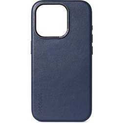 Decoded iPhone 15 Plus Skal Leather Backcover True Navy