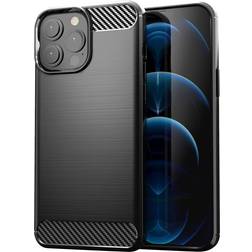 Hurtel iPhone 13 Pro cover Carbon look