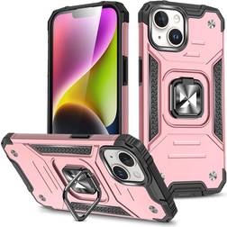 Wozinsky iPhone 15 Ringhållare Mobilskal Rosa