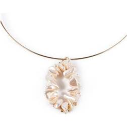 Damhalsband Shabama Mississippi Luxe Mässing Pärlor