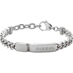 Diesel Stacked Bracelet - Silver