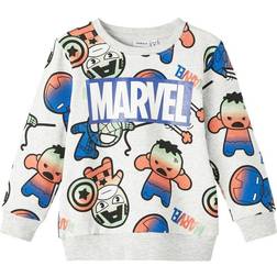 Name It Filup Marvel Sweatshirt - Light Grey Melange (13215450)