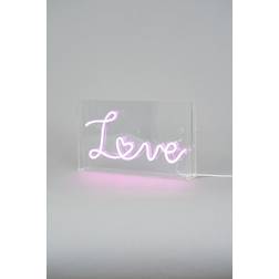 Litecraft Glow Box Neon Love Wall light