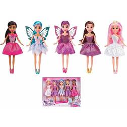 Sæt med Dukker Sparkle Girlz 5 Dele 25 cm Prinsesse