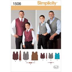 Simplicity Male Waistcoat Sewing Pattern 1506