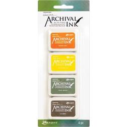 Ranger Mini Arch Ink Set 5 Acorn, Buttercup, Peat Moss &