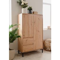 Finori Haut 2 Portes 2 Tiroirs 81 x 139 x 40 cm Marron Buffet