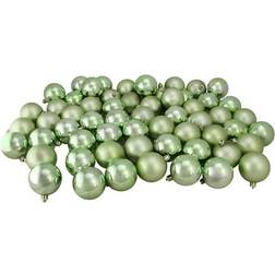 Northlight 60ct Shatterproof Shiny Matte Ball Christmas Tree Ornament