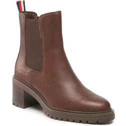 Tommy Hilfiger Stövletter Outdoor Chelsea Mid Heel Boot FW0FW06737 Truffle Brown GT7 8720641586344 2051.00