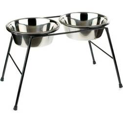 Classic Pet Dog High Stand Double Feeder 2 4000ml Dish