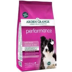 Arden Grange Adult Performance Dry Dog Food with Fresh Chicken & Rice -12kg Bag