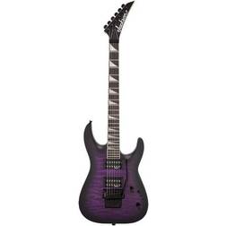 Jackson JS Series Dinky Arch Top JS32Q DKA Transparent Purple Burs