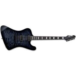 Ltd ESP Deluxe Phoenix-1000 QM See Thru Black Sunburst Electric Guitar