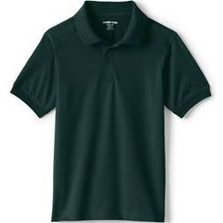 Lands' End Kid's School Uniform Short Sleeve Rapid Dry Polo Shirt - Evergreen