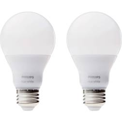 Philips Hue White A19 Smart Light Bulb 60W LED 2-Pack