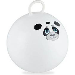 Relaxdays Hüpfball Panda weiß mit Motiv, Ø 45,0 cm, 1 St