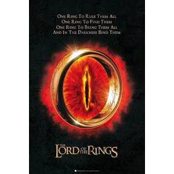 GB Eye The Lord Of The Rings One Ring Poster