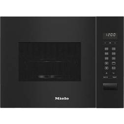 Miele Einbau-Mikrowelle M 2224 SC Edelstahl, Schwarz