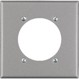 Leviton Two Gang Power Outlet Receptacle Wallplate 002-OS701-GY