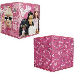 Barbie Pack of 2 Storage Cubes Pink