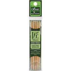 Clover Bamboo Double Point Knitting Needles 5-Pack