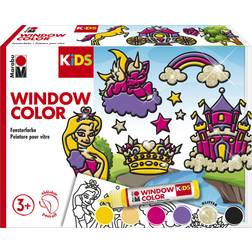 Marabu Fun & Fancy Vinduesmaling Prinsesse 6x25ml