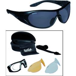 Bolle raider tactical spectacles smoke clear yellow lens ballistic black