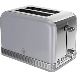 Swan Retro toaster breite schlitze 2 3