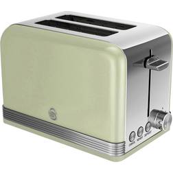 Swan Retro ST19010GNEU 2-skivor Brödrostbrödrost 815 W