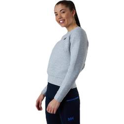 Helly Hansen HP Ocean SWT Crew Neck Grey, Female, Tøj, Skjorter, Grå