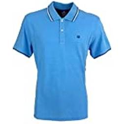 Champion Polo Azure Blue, Male, Tøj, T-shirt, Blå