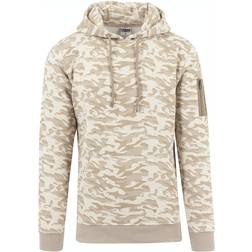 Urban Classics Sweat Camo Bomber Hoody Beige Camo