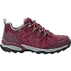Jack Wolfskin Refugio Texapore Low W Hiking Shoe - Dark Maroon