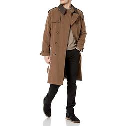 London Fog Iconic Belted Trench Raincoat British Khaki British Khaki