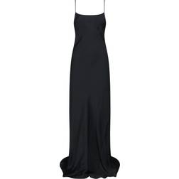 Victoria Beckham Slipdress aus Satin Schwarz