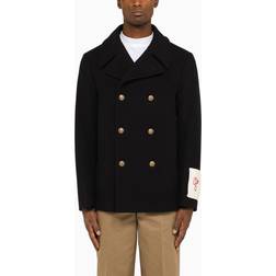 GOLDEN GOOSE Double-Breasted Coat Blue